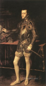 フェリペ 2 世 ティツィアーノ ティツィアーノ国王 Oil Paintings